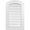 Ekena Millwork Arch Top Surface Mount PVC Gable Vent: Non-Functional, w/ 3-1/2"W x 1"P Standard Frame, 20"W x 30"H GVPAR20X3001SN - alternate 1